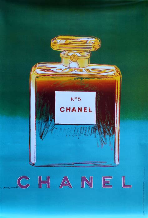 andy warhol chanel perfume bottle poster|chanel perfume no 5.